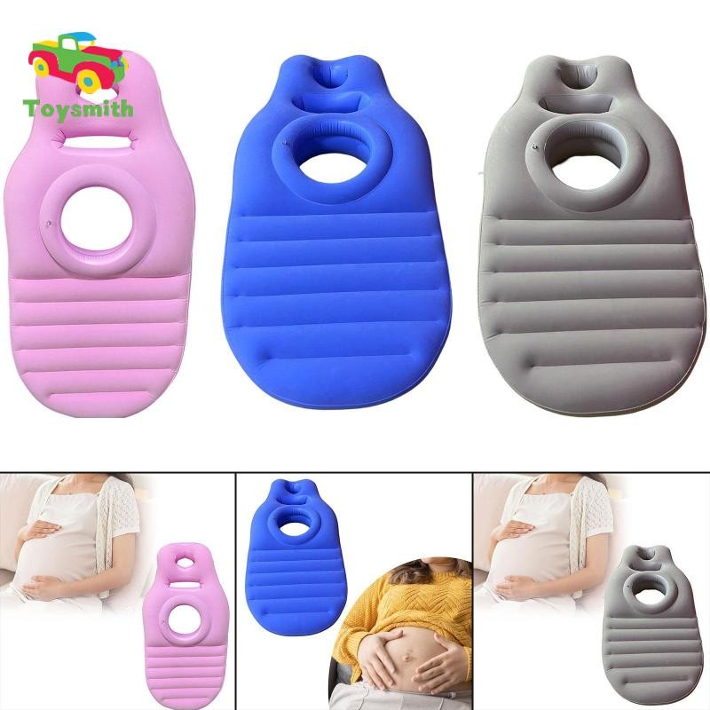 [Toysmith] Gối mang thai bơm hơi để ngủ dễ sử dụng Gối bà bầu
