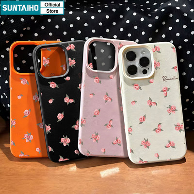 Suntaiho Đẹp Họa Tiết Hoa Ốp Lưng Điện Thoại Silicon Mềm Cao Cấp Chống Sốc Cho iPhone 11 12 13 14 15 16 Pro max IP 7 8 Plus Iphon X Xs XR Xs max