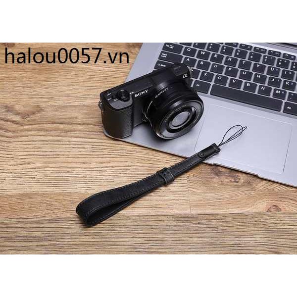 Thích hợp cho Ricoh / Ricoh GR GR II GR2 Canon EOS M3 Camera Handmade Da Bò Dây Đeo Cổ Tay Vòng Tay