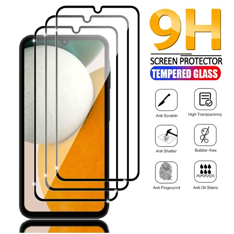 Dành Cho Oukitel WP52 WP50 WP39 WP38 WP36 Pro 1-3 Chiếc Full Cover HD Đen Edge Kính Cường Lực Phim C