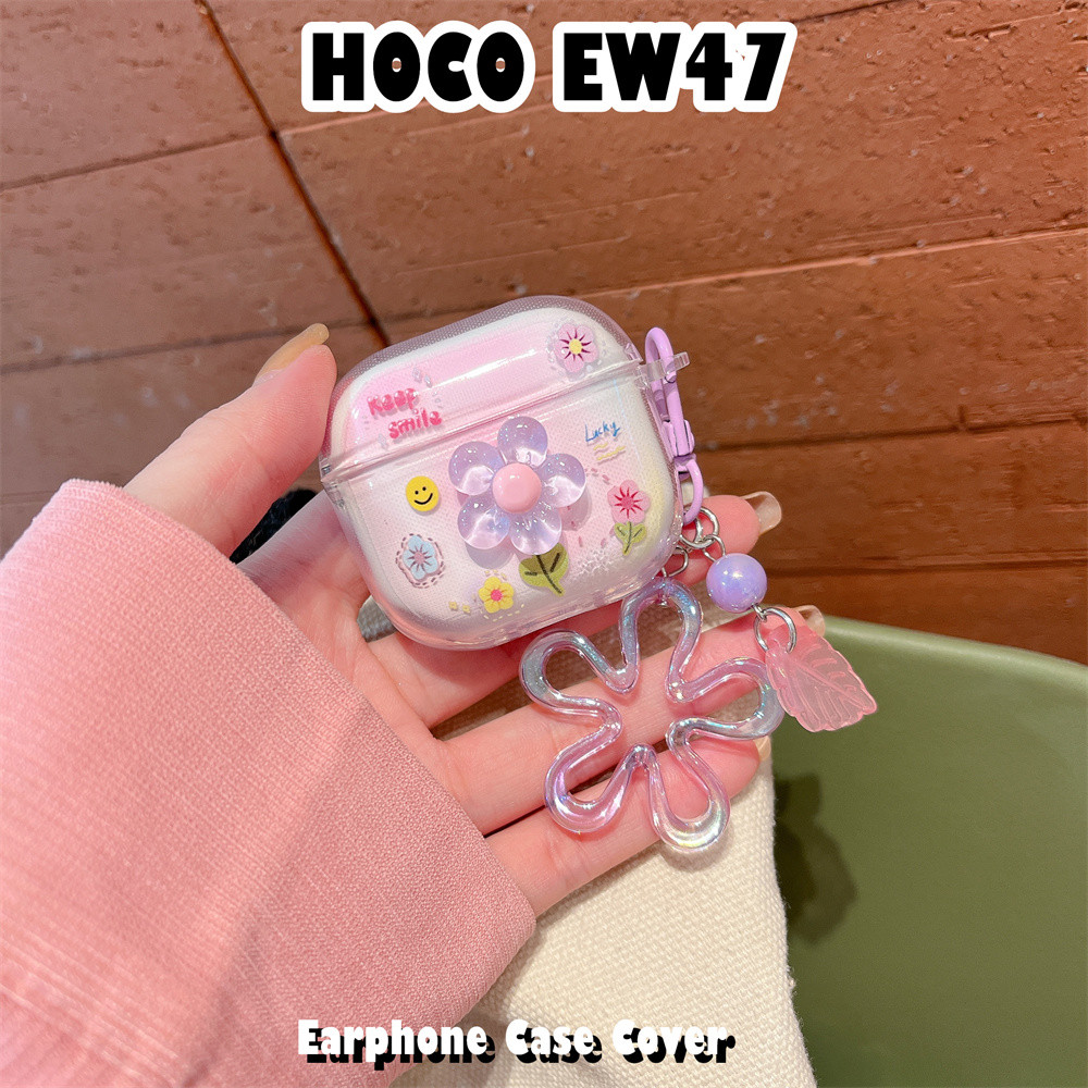 【Hot sale】Cho HOCO EW47 ốp tai ng Case Tình nhân Hoạt hình Vỏ Bảo Vệ Hộp Sạc Tai Nghe