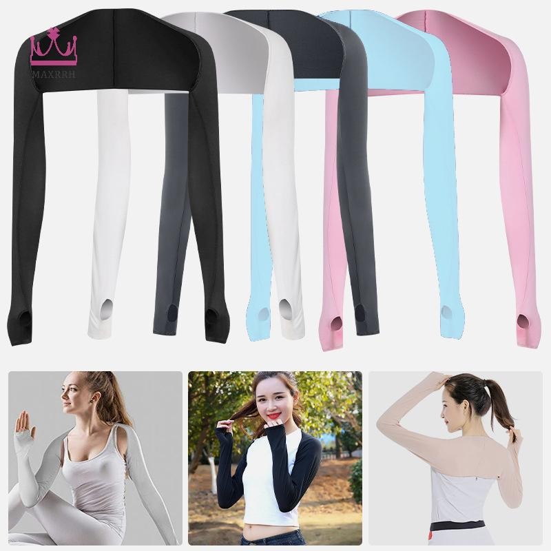 Maxrrh Nữ Thumbhole Dài Tay Bolero Shrug Màu Trơn Mở Phía Trước Crop Cardigan Top Slim Fit Áo Mới