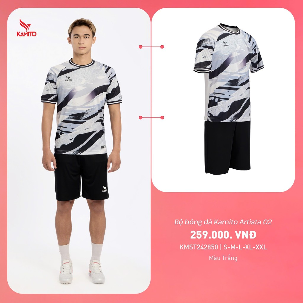 Bộ Quần Áo Bóng Đá Chính Hãng Kamito Artista 02