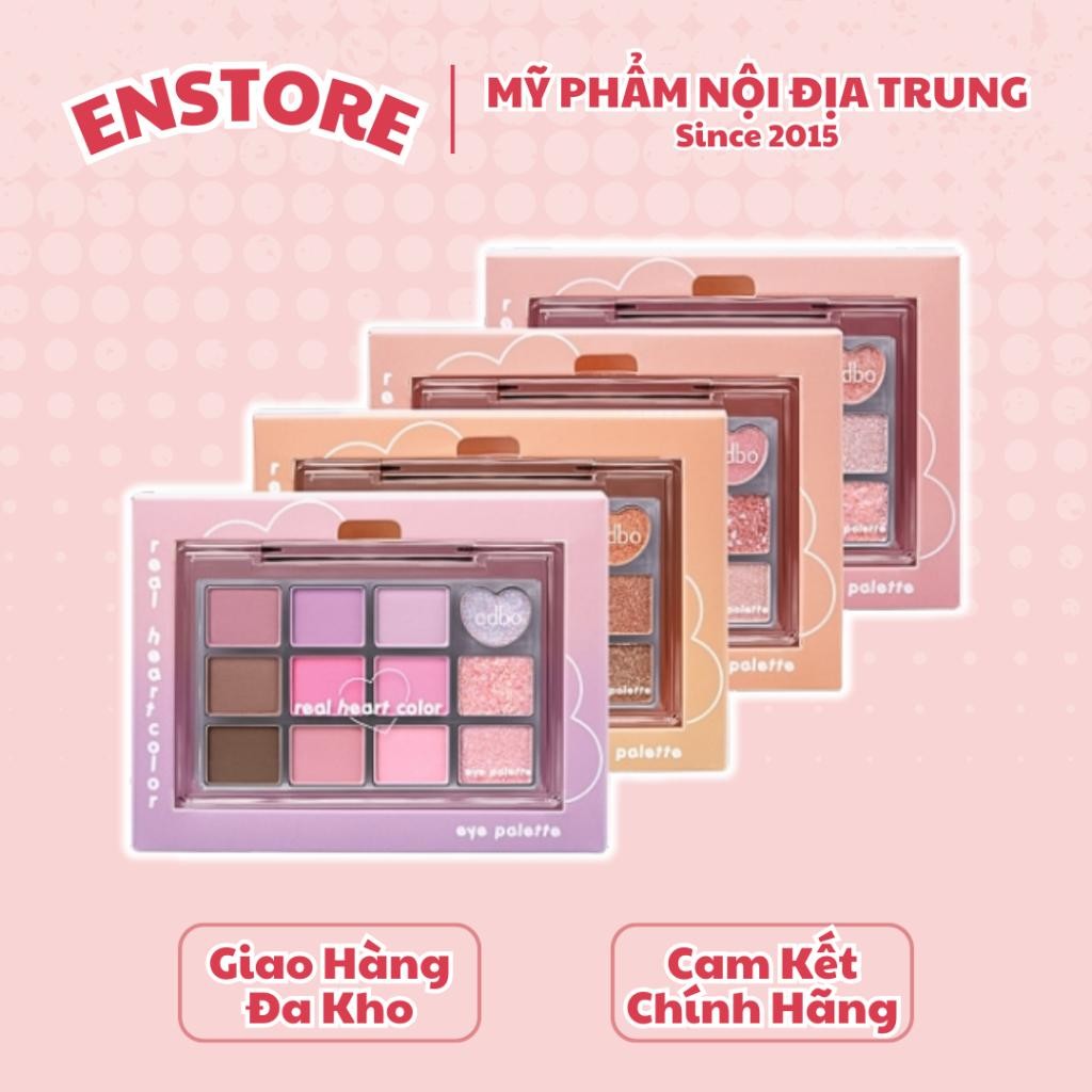 ODBO - Bảng phấn mắt 12 ô Odbo Real Heart OD2019