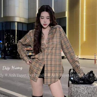  Áo Sơ Mi Kẻ Trơn BBR Dài Tay ZangZang Chất Cotton Mềm Thời Trang Nữ Cao Cấp 