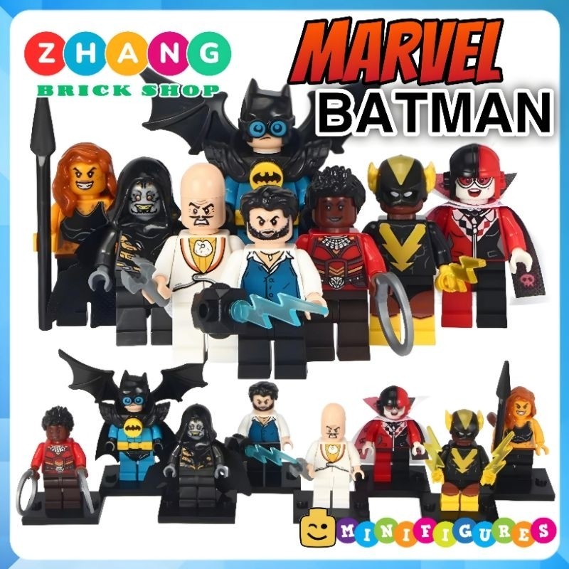 Mô hình nhân vật người dơi Batman Harley Quinn Logan Nightwing Cheetah Nakia Black Vulcan POGO PG811