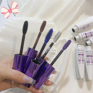 Mascara kéo dài vàng tím -1 Cái Mascara màu chống nhòe chống thấm nước cho lông mi, uốn cong định hình mi mắt, Mascara quyến rũ bằng sợi dài