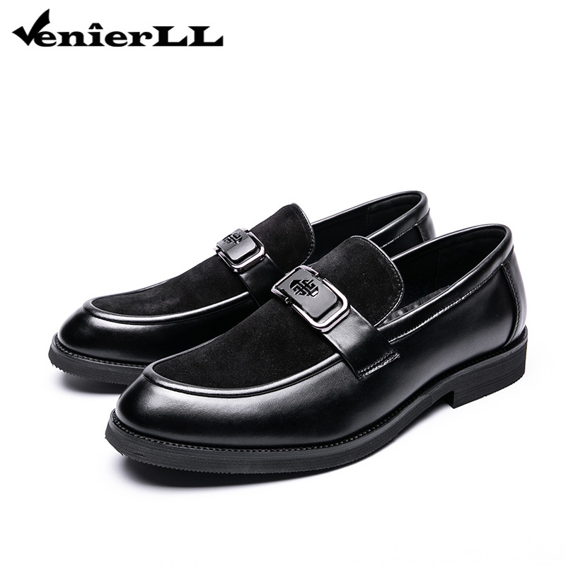 Nam Khóa Đầm Giày Loafer Cổ Điển Da Kinh Doanh Đầm Loafer Form Slip On Penny Loafer Giày