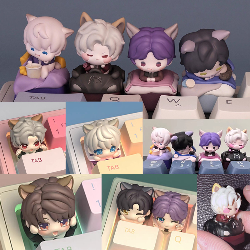 3d Ceke Love and Deepspace Artisan Keycap cho bàn phím cơ Công tắc Cherry MX tùy chỉnh Thiết kế theo