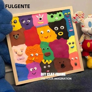 FULGENTE Khung Đất Sét Trống , Khung Tranh Bằng Gỗ Đa Kích Thước, Thủ Công Bằng Gỗ DIY Trang Trí Tiệc Sáng Tạo Giá Đỡ Ảnh Bằng Gỗ Trẻ Em Vẽ Tranh