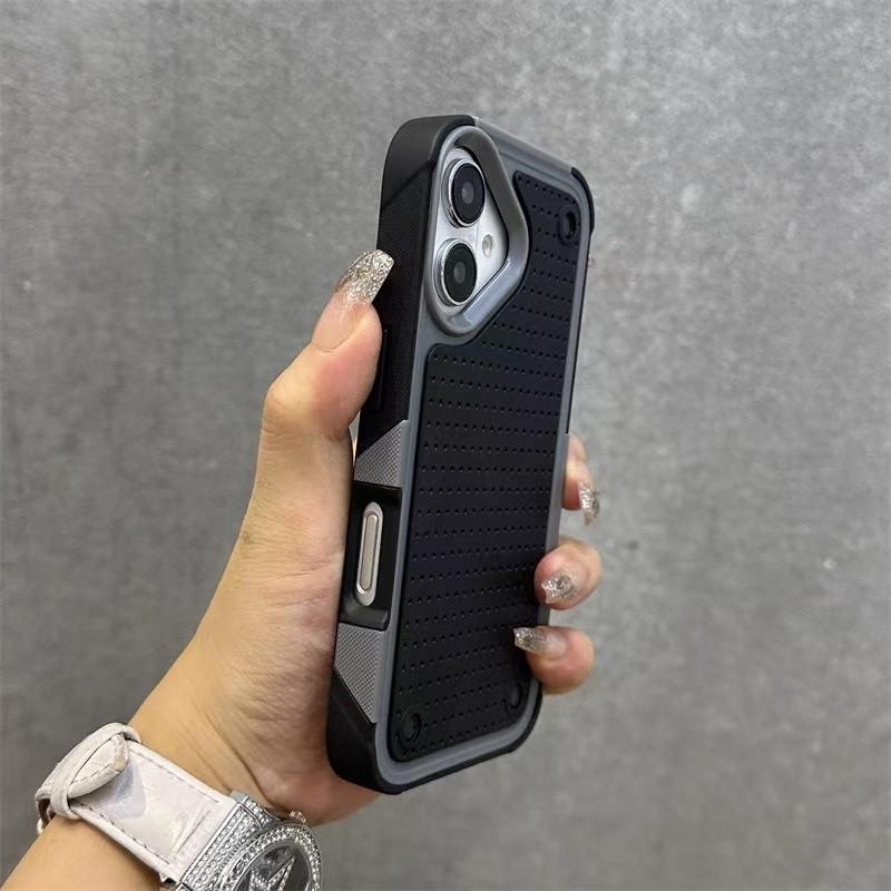 Ốp điện thoại cứng chống sốc dày 3 trong 1 sang trọng mờ cho IPhone 16 Pro Max 15 14 13 12 11 Pro Max 16 Plus Vỏ bảo vệ Camera Vỏ bọc toàn diện IPhone | BigBuy360 - bigbuy360.vn