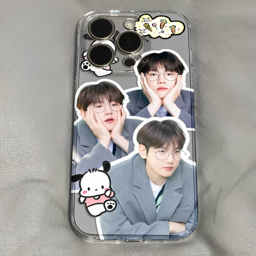 ✨Bán chạy✨Ốp điện thoại mềm trong suốt Ins Windside Baekhyun Thích hợp cho iPhone16Pro max 15 14 13 