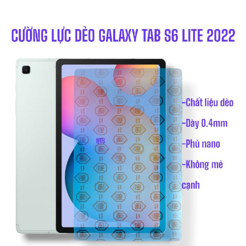 (Galaxy tab s6 Lite 2022) Dán cường lực dẻo bảo vệ màn hình GALAXY TAB S6 Lite VTstore