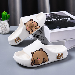  Dép Capybara Dễ Thương Cho Bé - Dép Đi Trong Nhà Tắm Chống Trơn Trượt Êm Ái 