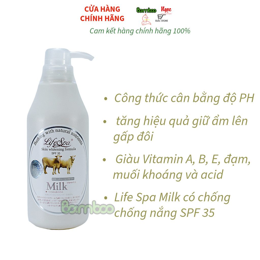 Sữa tắm LIFE SPA 500ml Thái Lan
