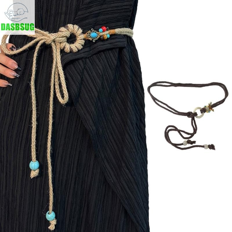 Bohemian Handmade Braided Waist Rope for Women Multi-type Ladies Dress Belt