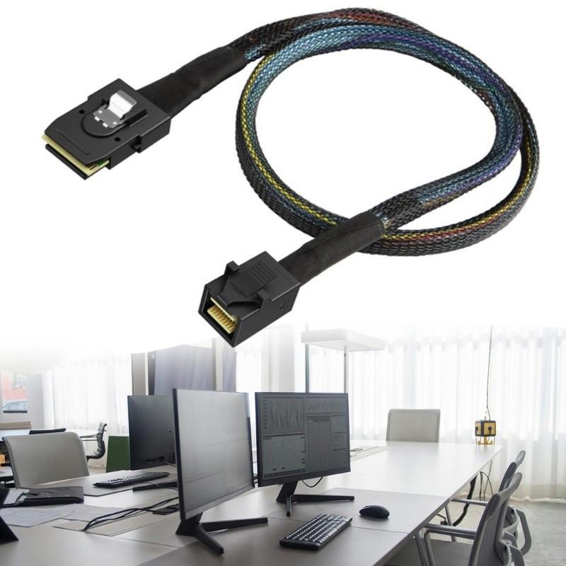 Cáp MiniSAS bên trong Doublebuy Speed SFF8087 đến SFF8087 36Pin Dây dữ liệu 50cm 100cm