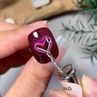 Bộ 6 Nam Châm Móng Tay Mắt Mèo Có Dây Sắt Linh Hoạt Để Tạo Hình Trái Tim & Thỏi Trên Móng Tay Móng Tay Nghệ Thuật Phụ Kiện Dụng Cụ