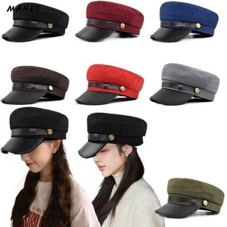 MAHES Mũ Hải Quân, Mũ Nồi Phong Cách Anh Cổ Điển, Mũ Phẳng Hình Bát Giác Mũ Lưỡi Vịt Mũ Newsboy Mũ Flat Đạt Đỉnh Mũ Nam Nữ