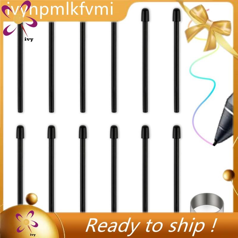 [Ivym] Bộ ngòi bút tiêu chuẩn cho Wacom, Bộ đầu bút nạp lại thay thế 12 chiếc màu đen cho Wacom Intu