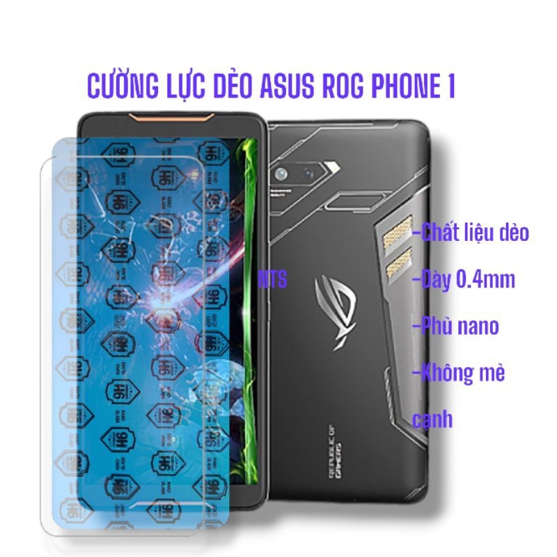 Dán cường lực dẻo bảo vệ màn hình smart phone ASUS ROG Phone 1 ilistore