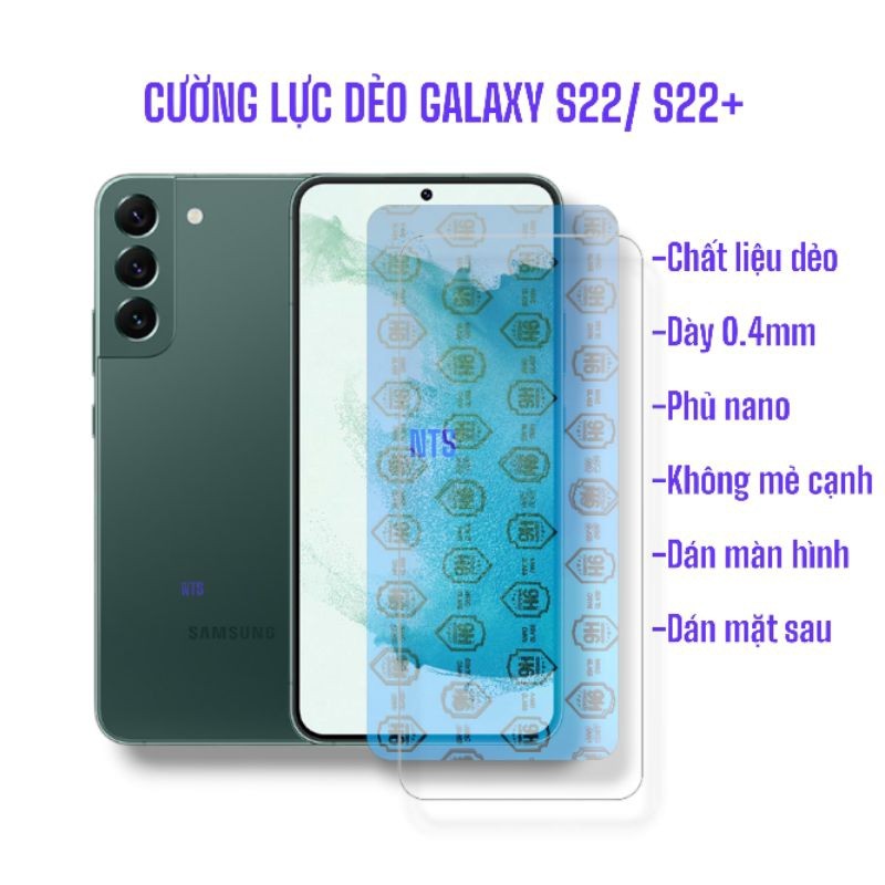 Cường lực dẻo bảo vệ Samsung Galaxy S22 5G/ S22+ 5G VTstore