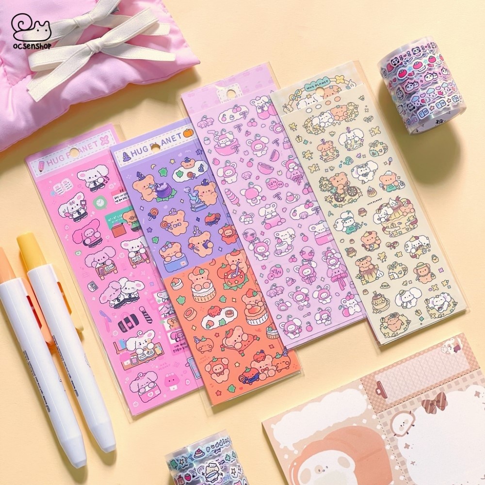 Sticker Hug Planet (6x18cm)