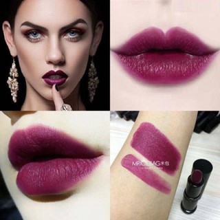 Phong cách Châu Âu Mỹ màu sẫm mận tím son môi mờ màu sô cô la đậm màu vừa không phai màu son môi màu vàng da
