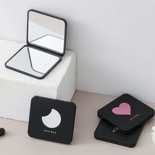 Gương trang điểm gấp gọn mini 2 mặt-SINGU
