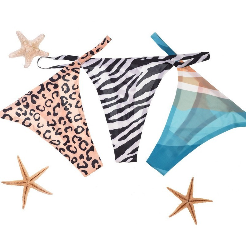 G018 Quần Lót Nữ Da Báo Thể Thao Chữ G