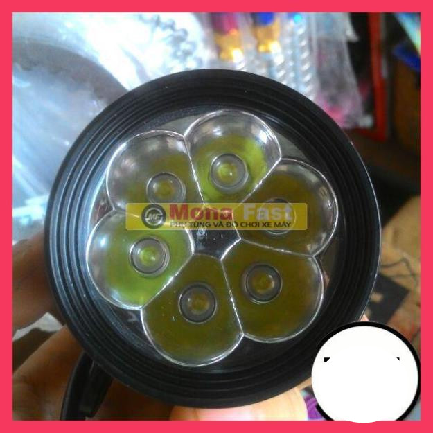 Đèn trợ sáng L4 có 6 tim led | L6 siêu sáng