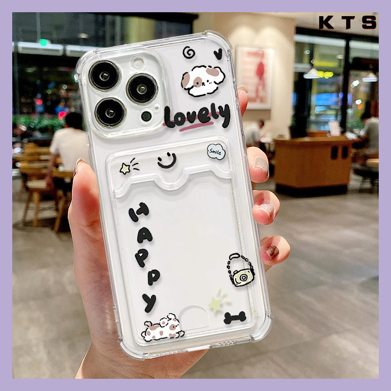 Ốp điện thoại chống rơi hoạt hình dễ thương Polaroid Puppy cho Samsung Galaxy A70 A71 A72 A73 J2 J5 