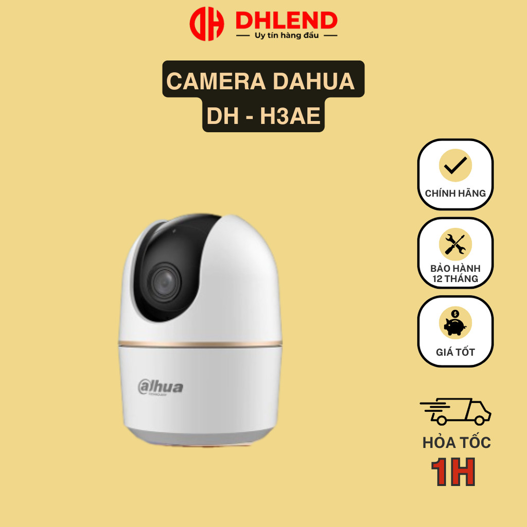 MẪU MỚI - Camera Wifi trong nhà Dahua DH - H3AE