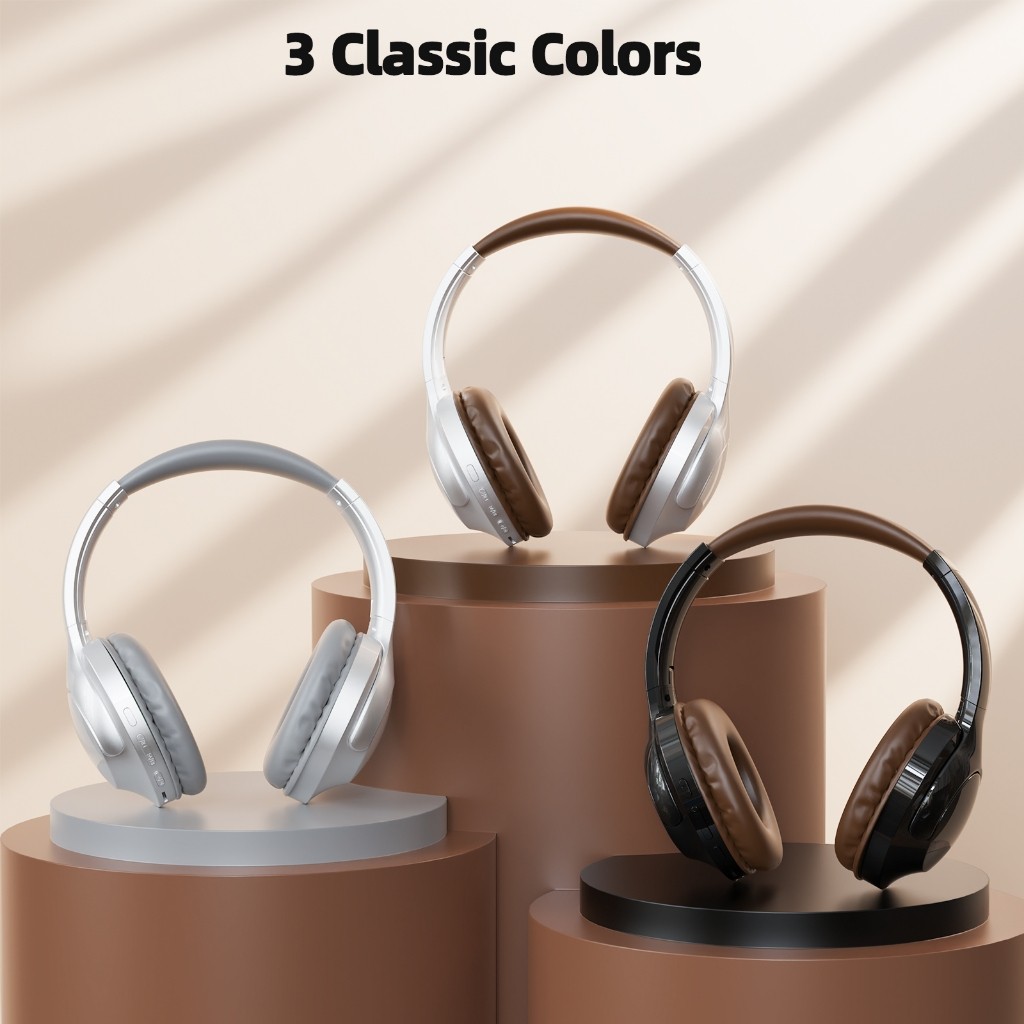 Tai nghe Bluetooth GOOJODOQ Chất lượng âm thanh tuyệt vời, giảm tiếng ồn thiết kế có thể gập lại và nhẹ tai nghe di động | BigBuy360 - bigbuy360.vn