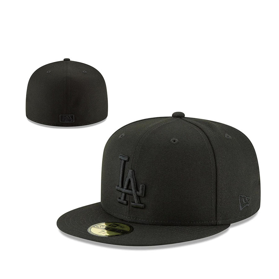 Mlb La Cap Dodgers Los Angeles Khóa Mũ Hip Hop Thời Trang Top Xanh Đậm unisex cap-ly22-cap