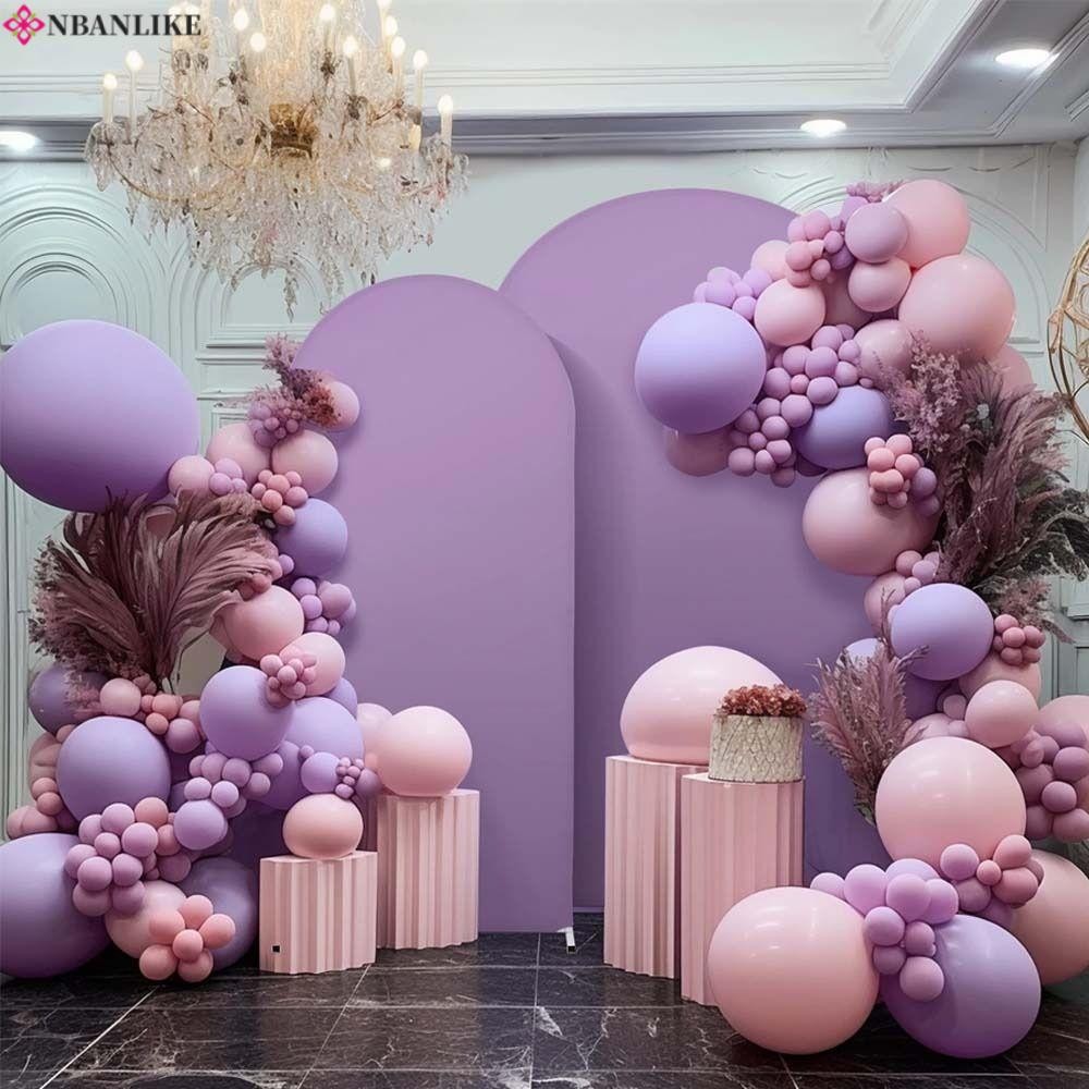 NBANLIKE Arch Backdrop Stand Cover, Arch Solid Color Double Sided Arch Backdrop Cover, Creative Doub