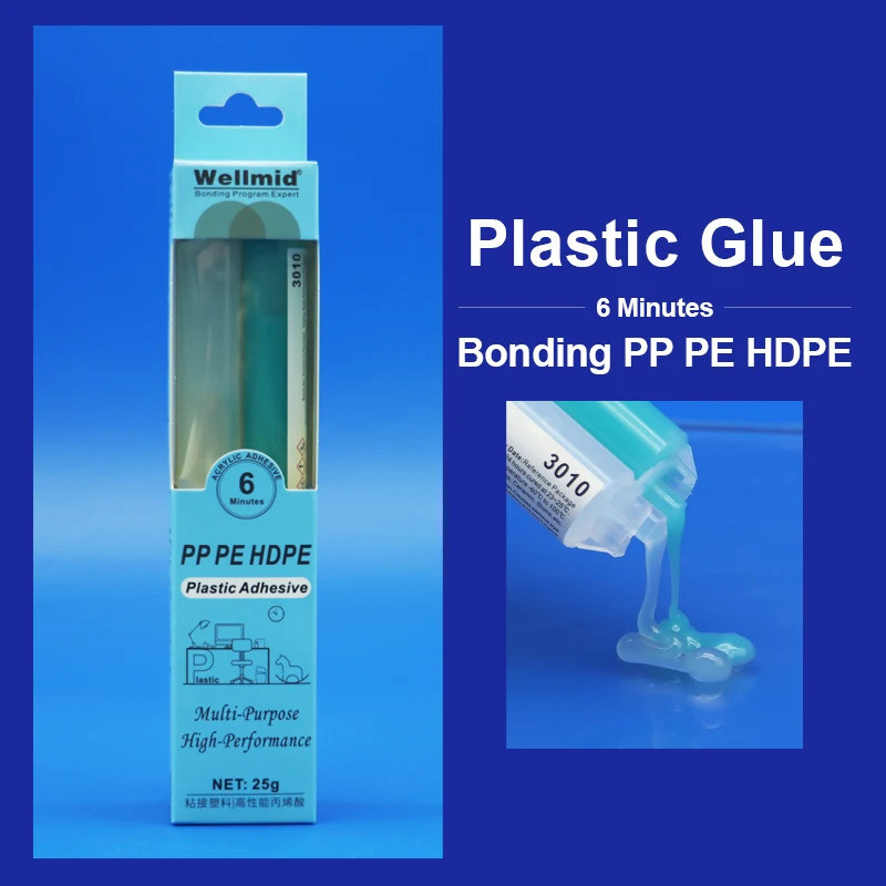 25g Ống tiêm AB Keo liên kết trực tiếp Polypropylen, Propathene, PP, Polyethylene, PE, HDPE, Nhựa Ki