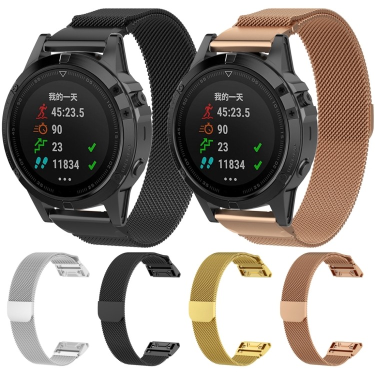Giao hàng trong ngày cho dây đeo đồng hồ Garmin Fenix 6S Milanese