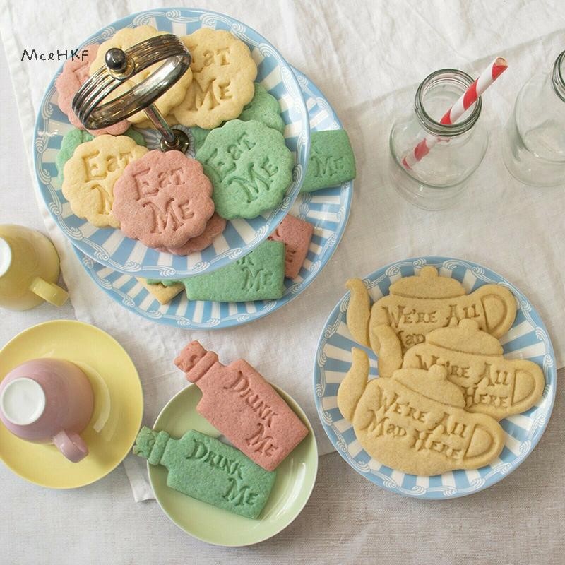 MceHKF Eat Me Cookie Cutter Chủ đề DIY Cookie Baking Phụ kiện mới