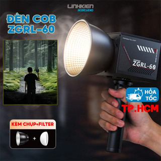 Đèn cầm tay COB ZGRL-60 có pin sạc type-C quay phim chụp hình ngoài trời nhỏ gọn pin lâu