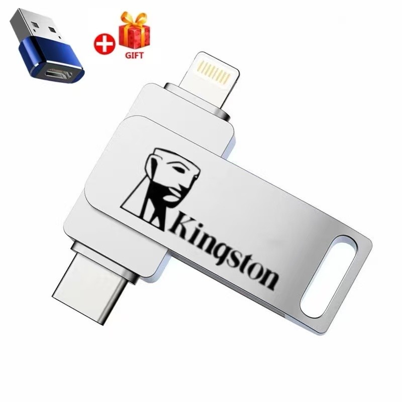 Ổ đĩa flash Kingston 2TB thích hợp cho Apple lưu trữ ảnh dung lượng lớn otg pendrive type c USB ổ fl