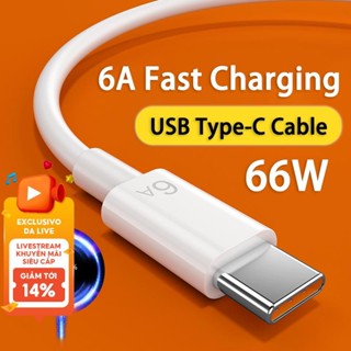 Dây Cáp Sạc Nhanh usb Loại c 66w 6a Cho xiaomi redmi poco huawei honor oppo vivo oneplus