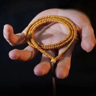  Vòng tay cầm tay mini hình sao trăng Bodhi kích thước siêu nhỏ hạt gạo Wenwan 108 hạt dây chuyền áo len cho phụ nữ 
