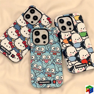 Hello kitty, pochacco cho Apple 16pro Ốp điện thoại 15promax 2 trong 1 14 Dễ thương 13 / 12 / 11Promax Xsmax Vỏ bảo vệ chống rơi hai lớp