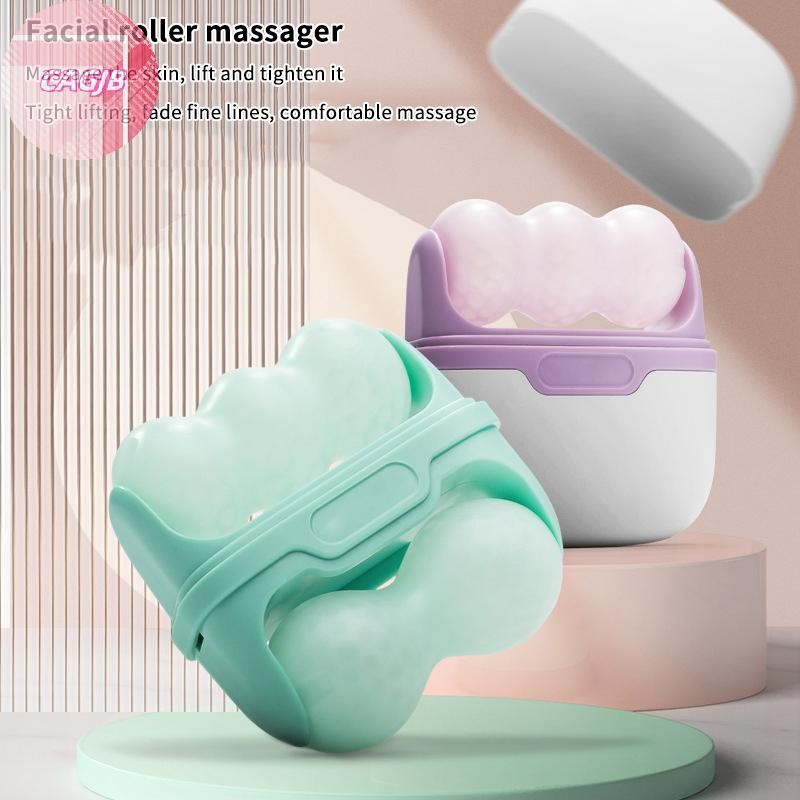 CAGJB Con lăn đá hai đầu cho mắt bọng mắt Giảm đau nửa đầu và chấn thương nhỏ Mặt trị liệu lạnh Con lăn Massage Chăm sóc da N