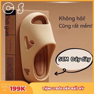 Dép sandal nữ Hở Gót Đế Dày Có Quai Cài Mùa hè Kiểu Dáng Thời Trang Kết hợp dễ dàng EVA Trái Tim