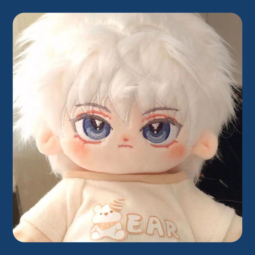 20cm HUNTER x HUNTER Killua Zoldyck Búp bê Cotton Búp bê dễ thương cho sinh nhật
