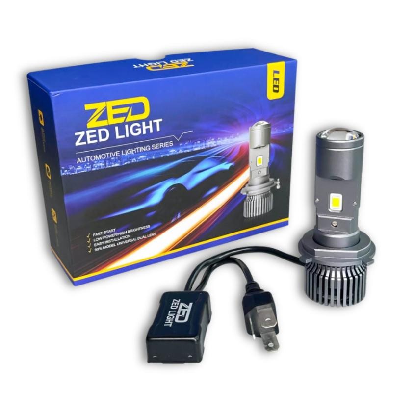 Đèn Pha Bi Cầu F40 ZED LIGHT - 50W 12 24V DC Ô TÔ Xe Máy Bảo Hành 1 Năm Mẫu Nhỏ Gắn SHMODE, LYBERTY,