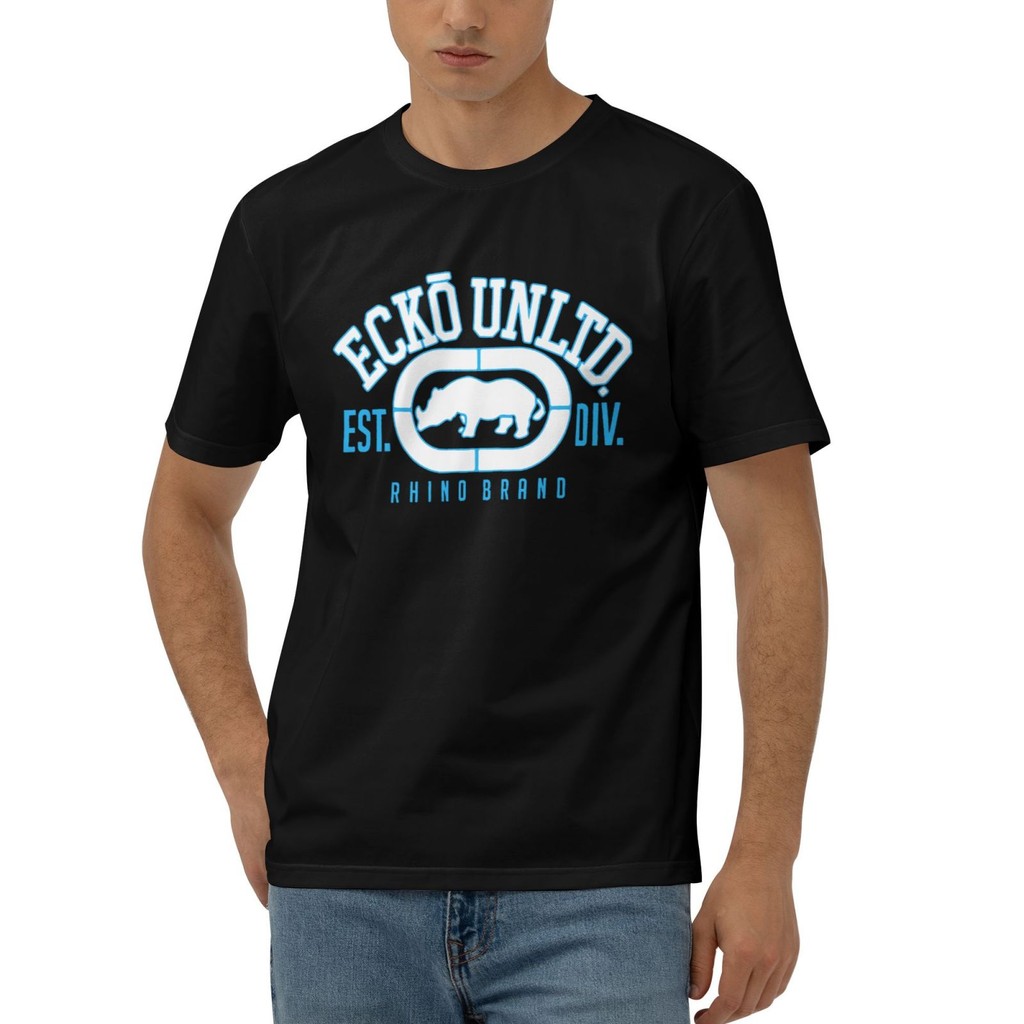 Áo thun Cotton kỷ niệm Punk bán chạy nhất Ecko Unltd The Rhino Remains