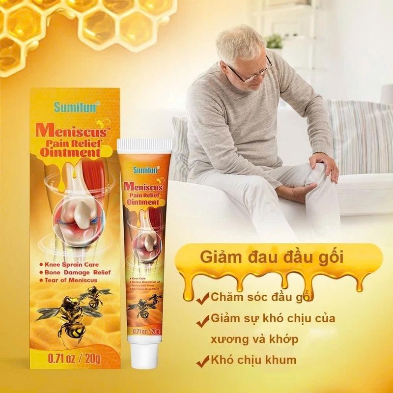 Gel massage SUMIFUN nọc ong xoa bóp giảm đau, giảm đau lưng, đau nhức đầu gối, đau vai gáy, đau khớp, đau cơ
